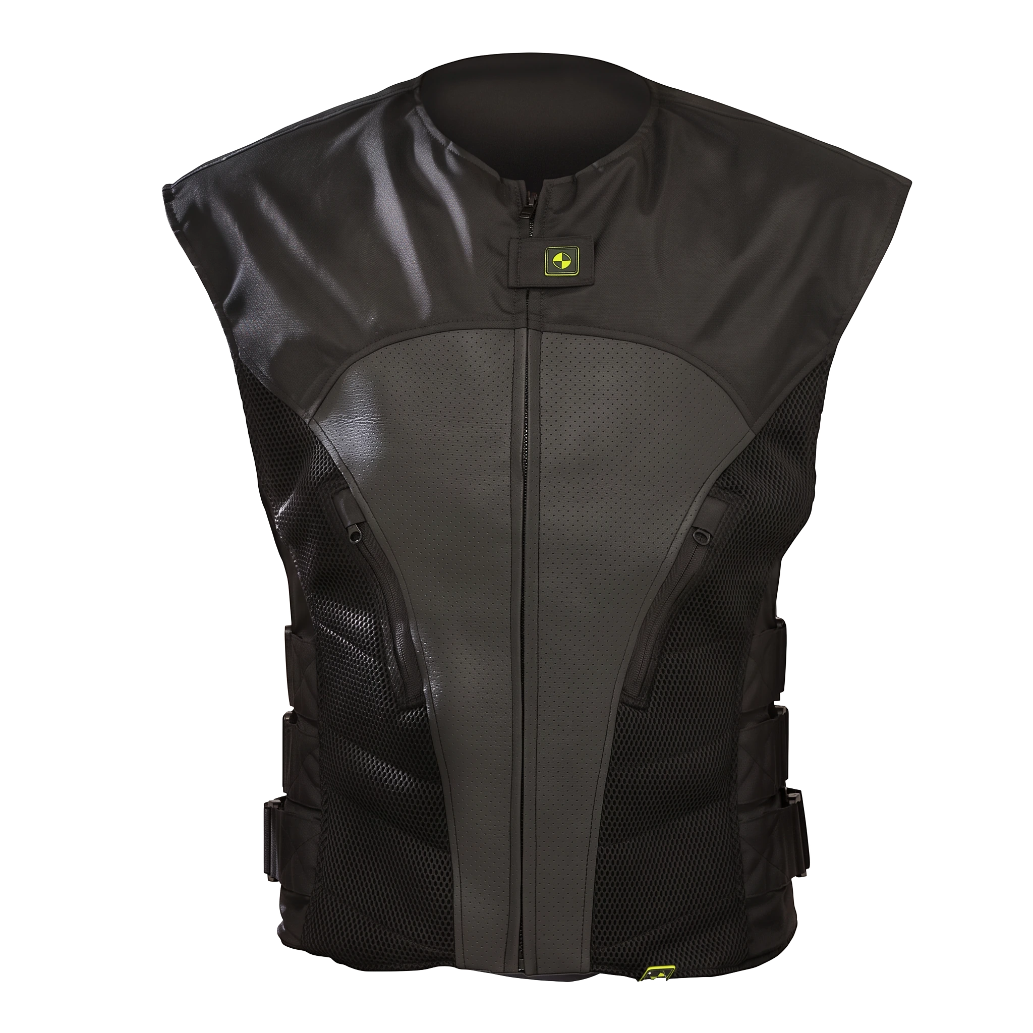 Chaleco Airbag negro para motociclista